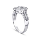 0.31 ct. Diamant Baguette Ring