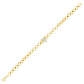 Gold Armband mit asymmetrischem Sternmotiv