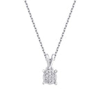 0.06 ct. Diamant Trend Solitär Halskette
