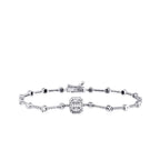 0.19 ct. Diamant Baguette Armband