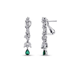 0.91 ct. Diamant Smaragd Ohrringe
