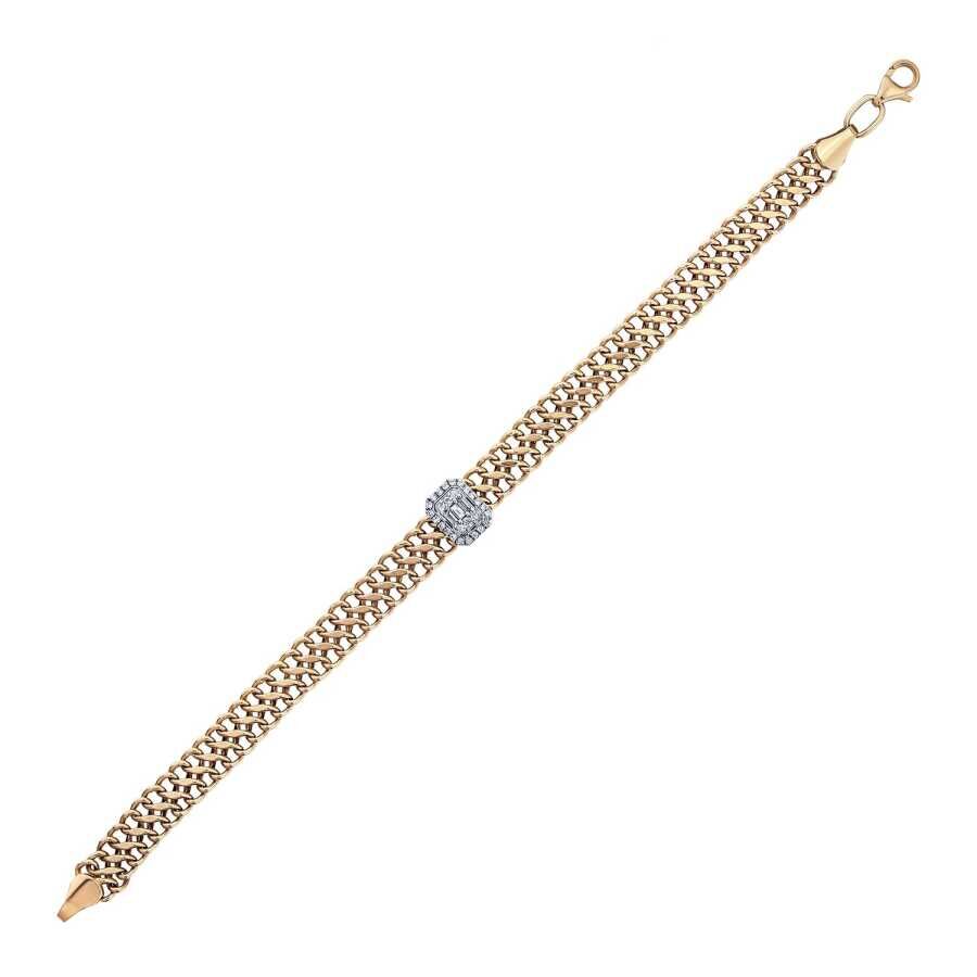 0.21 ct. Diamant Baguette Armband
