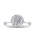 0.09 ct. Diamant Rund Ring