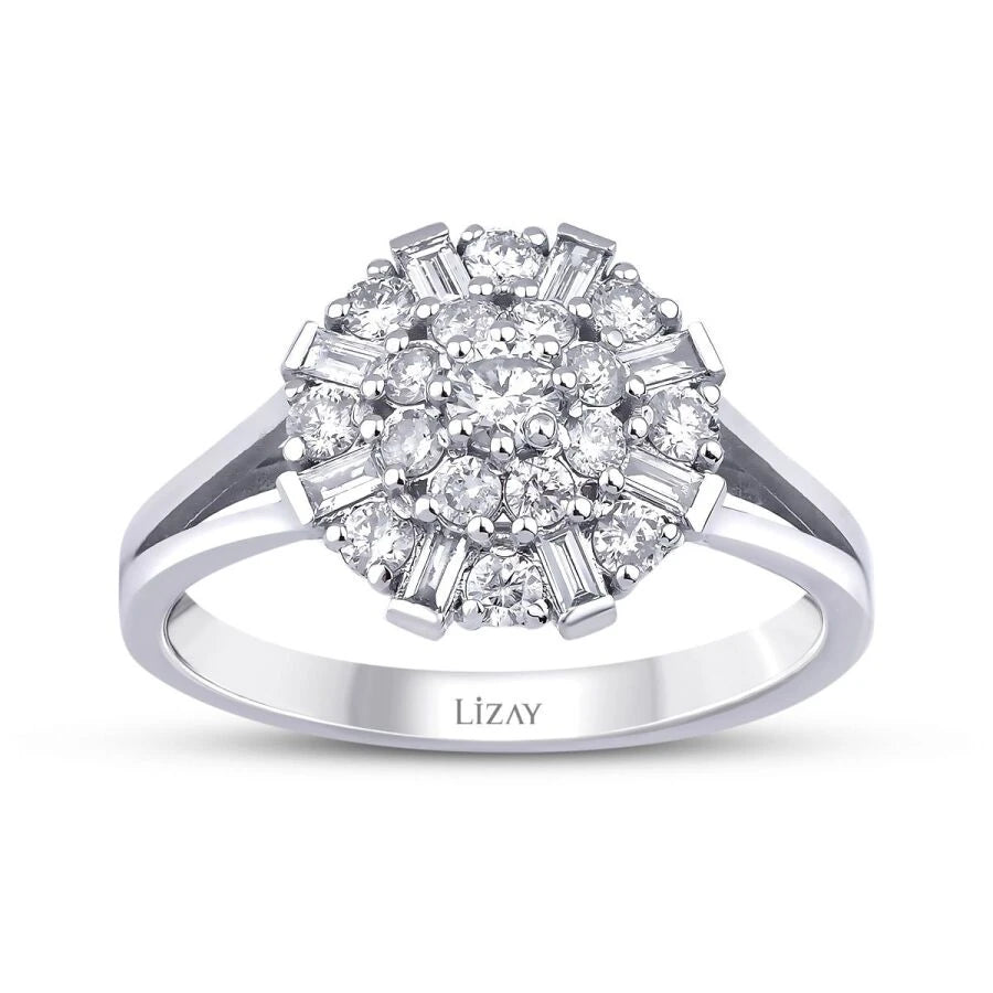 2.56 Karat Diamant Baguette Set