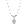 0.28 ct. Diamant Baguette Halskette