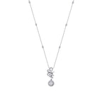 0.53 ct. Diamant Baguette Halskette