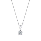 0.40 ct. Diamant Solitär Halskette