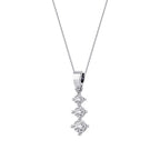 0.40 ct. Diamant Tria Halskette