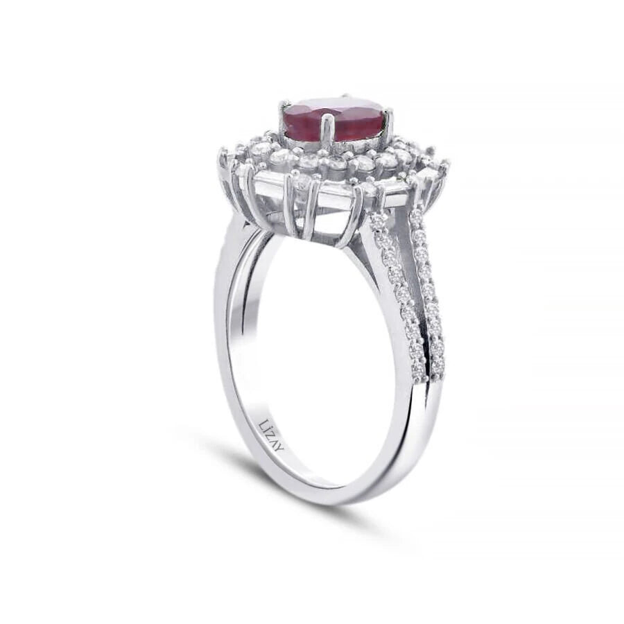 1.75 ct. Diamant Rubin Ring