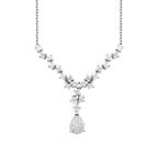 0.54 ct. Diamant Tropfen Trend Halskette
