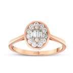 0.37 ct. Diamant Baguette Ring
