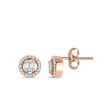 0.21 ct. Diamant Baguette Ohrringe
