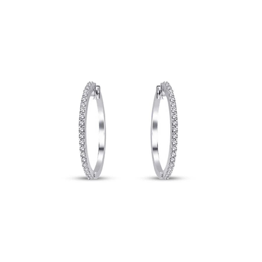 0.30 ct. Diamant Creolen Ohrringe