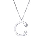 0.02 ct. Diamant C-Buchstabe Halskette