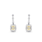 3.85 ct. Diamant Fantasie Ohrringe