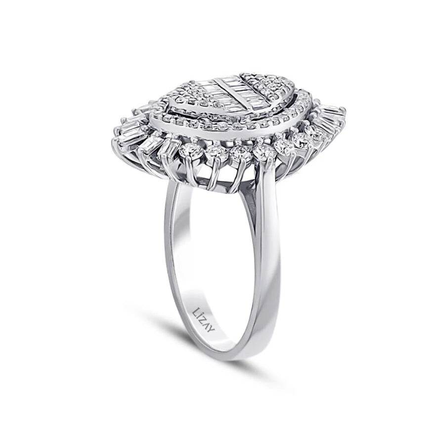 1.32 ct. Diamant Baguette Ring