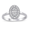 0.19 ct. Diamant Baguette Ring