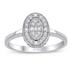 0.19 ct. Diamant Baguette Ring