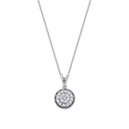0.21 ct. Diamant Rund Halskette