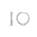 0.43 ct. Diamant Creolen Ohrringe