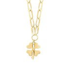 Gold Ketten Clover Halskette