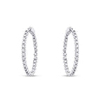 1.42 ct. Diamant Creolen Ohrringe