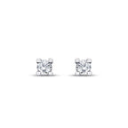0.40 ct. Diamant Solitär Ohrringe