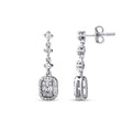 0.46 ct. Diamant Baguette Ohrringe