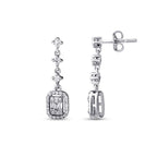 0.46 ct. Diamant Baguette Ohrringe