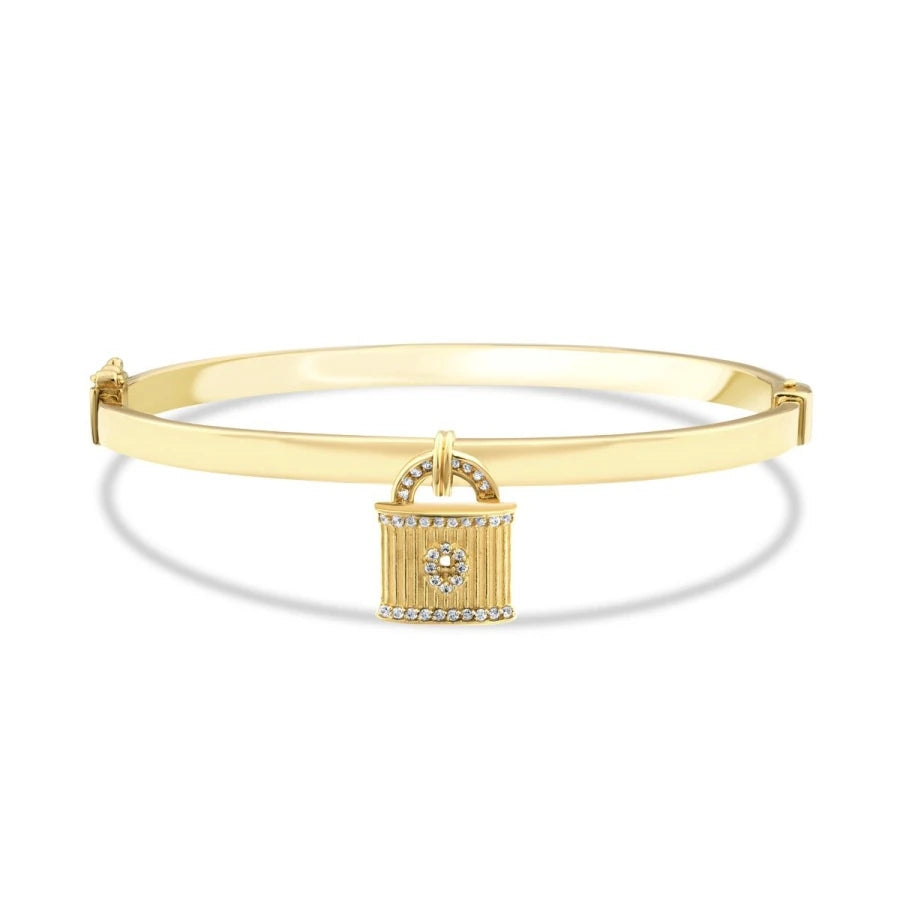 Gold Schloss Armreif