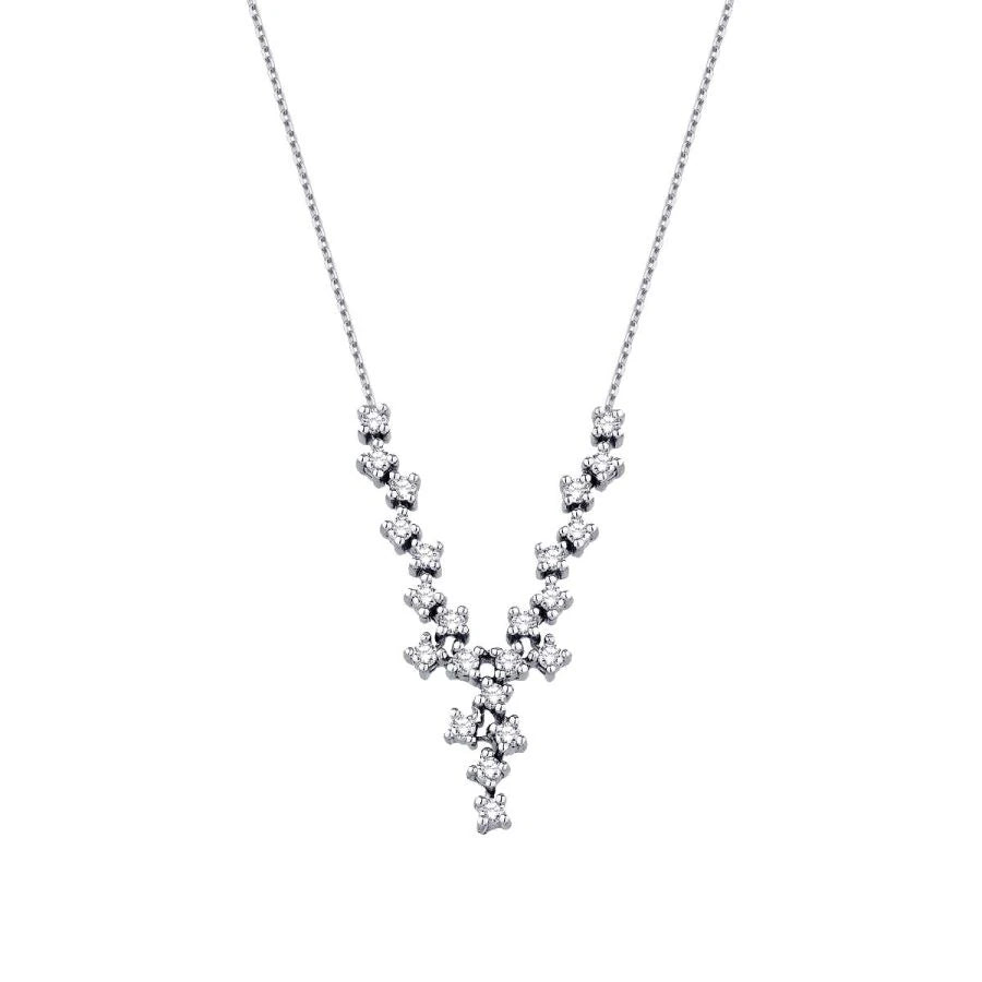 0.42 ct. Diamant Trend Halskette