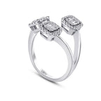 0.51 ct. Diamant Baguette Ring