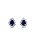 1.68 ct. Diamant Saphir Ohrringe