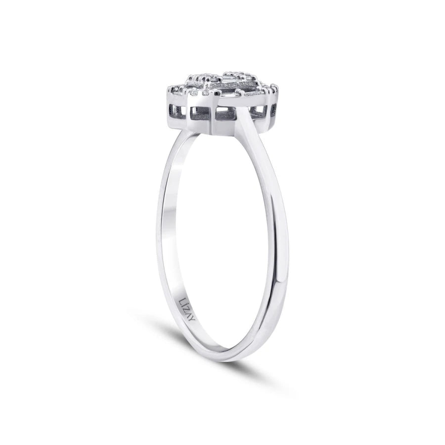 0.21 ct. Diamant Baguette Ring