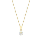 0.97 Karat Diamant Blume Set