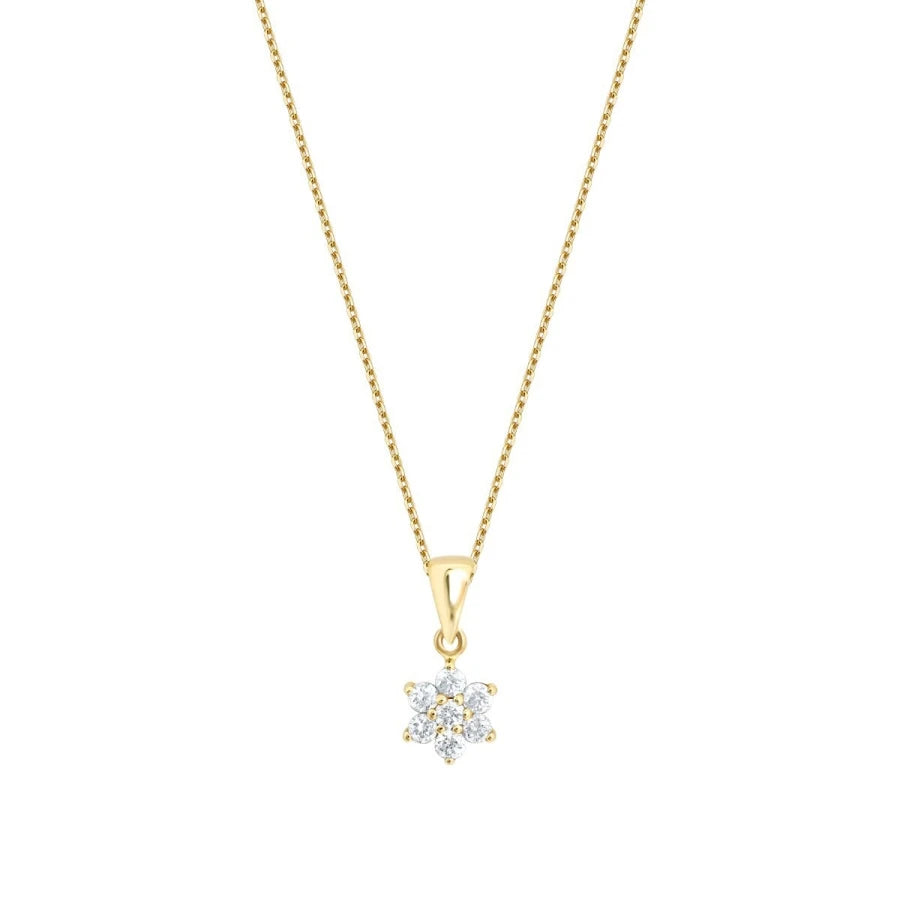 0.97 Karat Diamant Blume Set