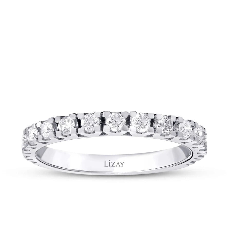 0.50 ct. Diamant Halb-Eternity Ring