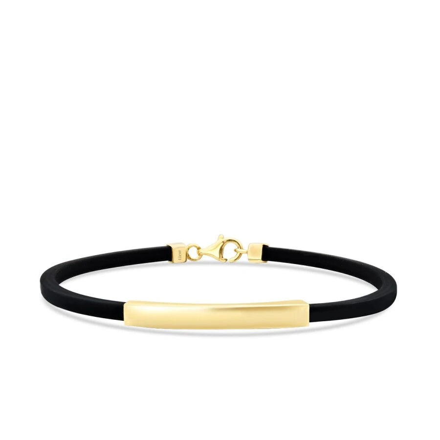 Gold Herren Platten Armband