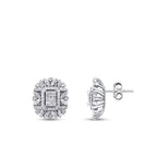 0.59 ct. Diamant Baguette Ohrringe