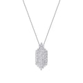 0.61 ct. Diamant Baguette Halskette