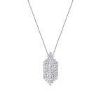 0.61 ct. Diamant Baguette Halskette