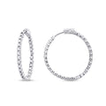 1.42 ct. Diamant Creolen Ohrringe