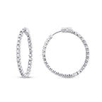 1.42 ct. Diamant Creolen Ohrringe
