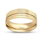 Klassischer Gold Ehering