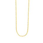 Gold Herren Halskette mit Gerstenkorn-Kette