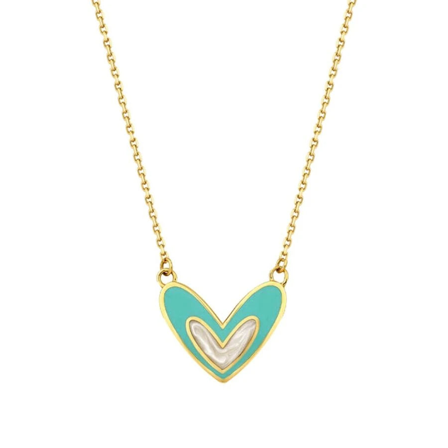Gold Herz Trend Halskette