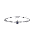 1.50 ct. Diamant Saphir Armband