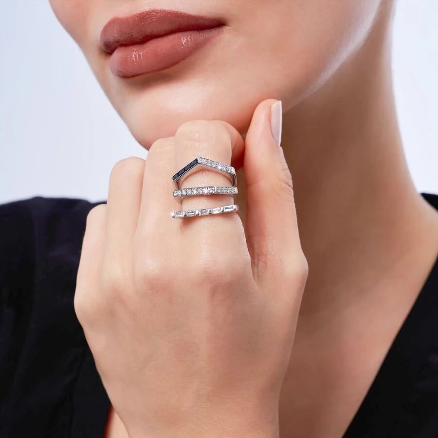 1.01 ct. Diamant Trend Saphir Ring