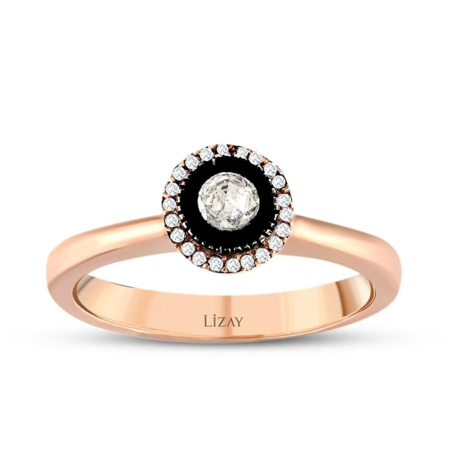 0.14 ct. Diamant Rund Solitär Ring