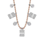 0.46 ct. Diamant Baguette Halskette